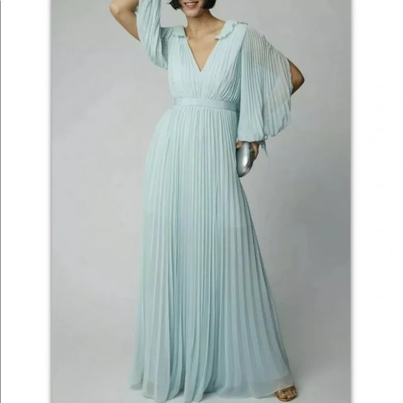 green emerald velvet dress Self-Portrait - Green Rhinestone Maxi Dress